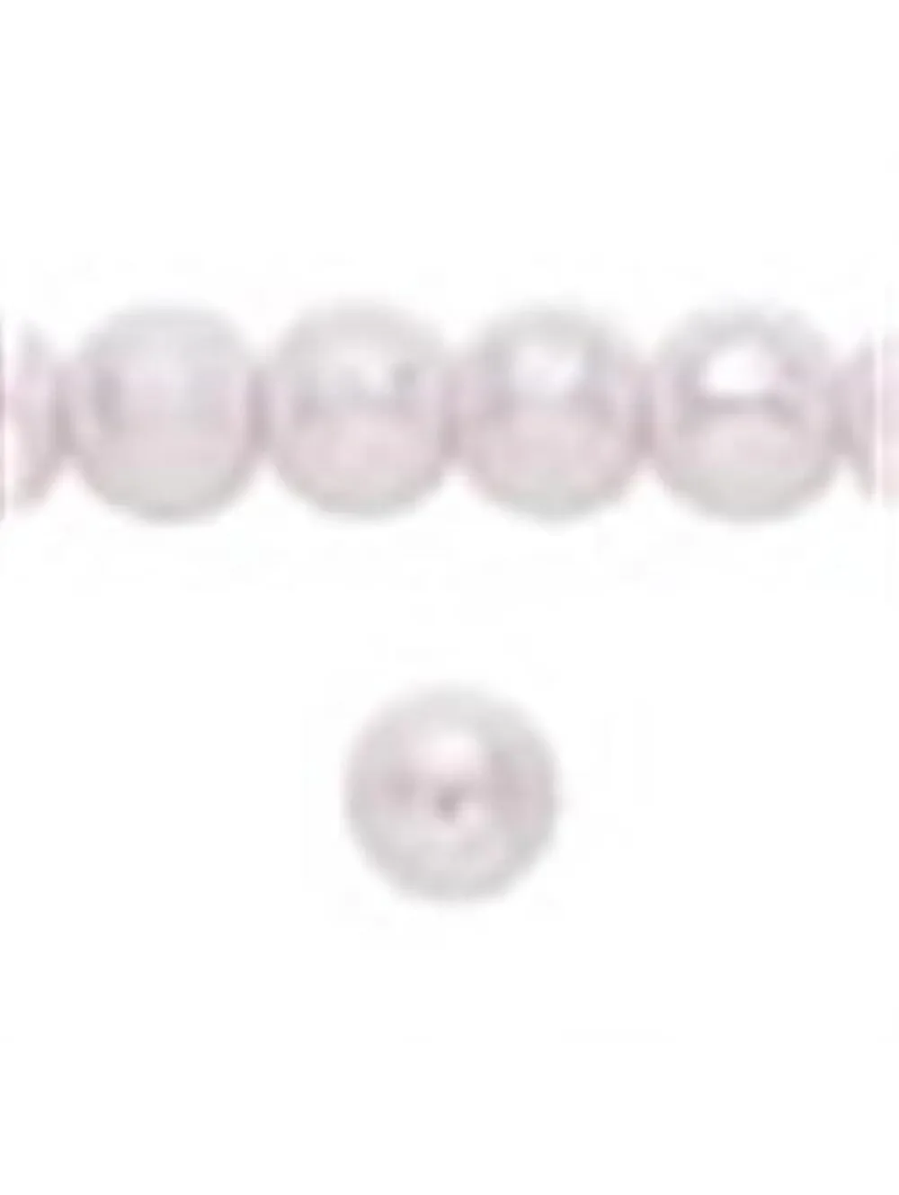 Pale Lilac Textured 10mm Round Glass Pearls 16